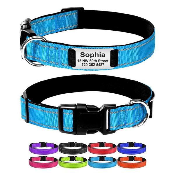

cat collars & leads personalized id engraving collar safety breakaway small dog cute nylon adjustable for puppy kittens necklace