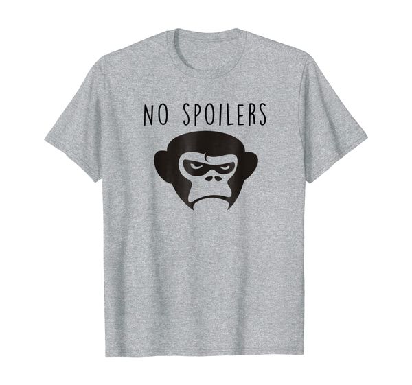 

funny no tv spoilers design with death stare monkey, White;black