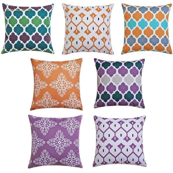 

cushion/decorative pillow b0kc waterproof case modern morocco geometric pattern outdoor cushion cover