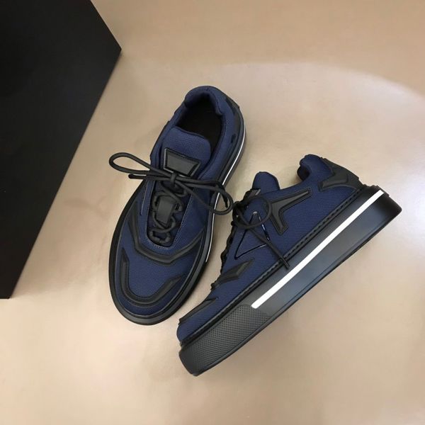 

2021 italy casual luxury designer shoes men low flat genuine leather mens sneakers trainers c03, Black