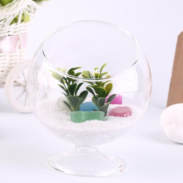 

vases home deco hydroponic aquarium fish glass vase tank plant container terrarium