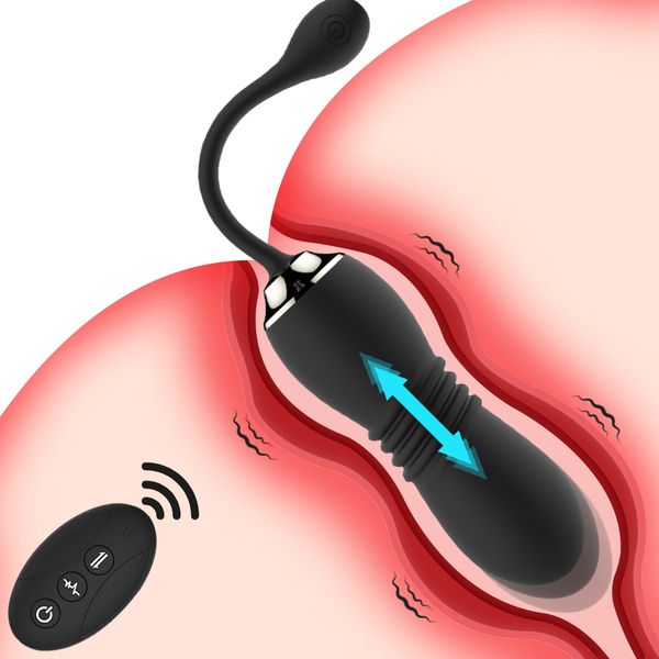 Massaggio 10 frequenza vibrazione telescopica uovo vibratore vibratore mutandine stimolatore clitorideo masturbatore femminile giocattoli erotici del sesso per coppia