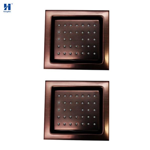 

bathroom shower heads hongdec wall mount 2 pcs brass big body spray jet massage set oil rubbed