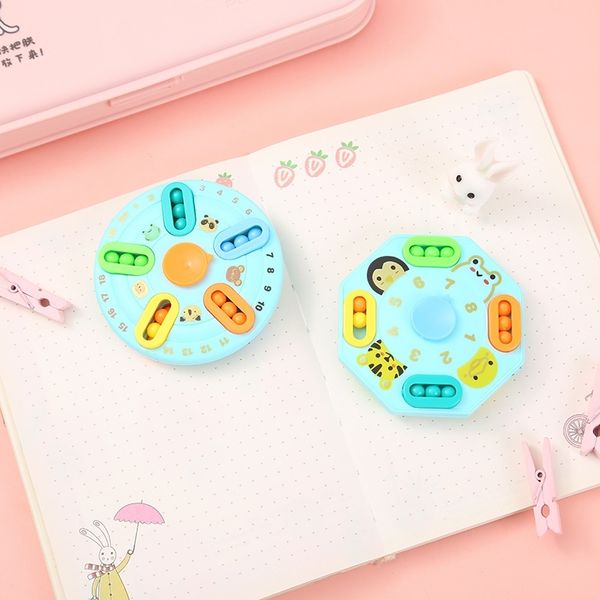

children's finger gyroscope double fingertip ball rubik's cube logic turntable parent child decompression toy