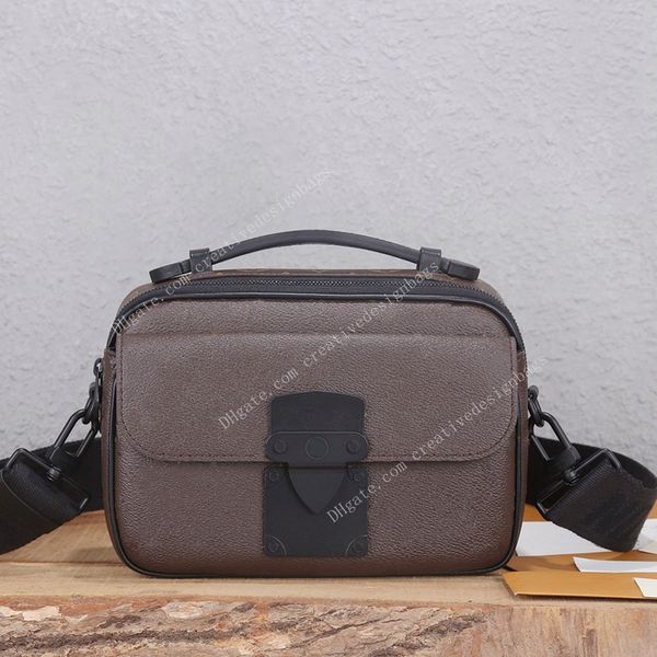 10a L Bag Moda Messenger Çanta Çanta Çantası Diagonal Alışveriş Çıkarılabilir Ayarlanabilir Omuz Kayışı Metal Kilit Toka Lüks Tasarımcı Spor Seyahat 22cm L040