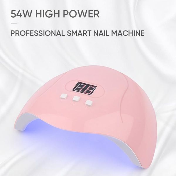 

led lamp 18pcs leds nail dryer for curing all types gels polish art tool with 30s/60s/90s timer dryers