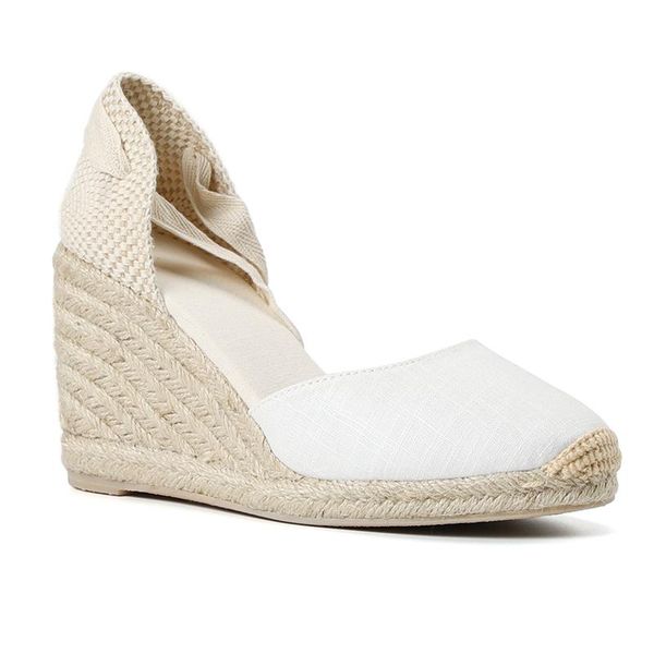 

dress shoes women's soil sandals lace baotou straw braided straps high heels fairy wind fashion wild retro casual, Black