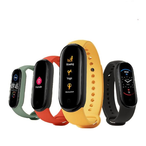 

mi band 6 smart bracelet wristband smartwatches 4 color touch screen miband 5 fitness blood oxygen track heart rate monitorsmartband
