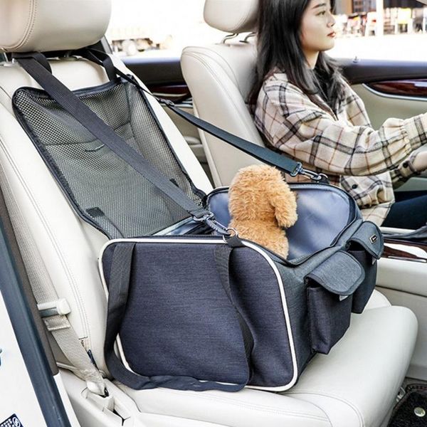 

dog car seat covers portable pet carriers safety seats mats blanket folding cage for cat dogs travelling bag supplies