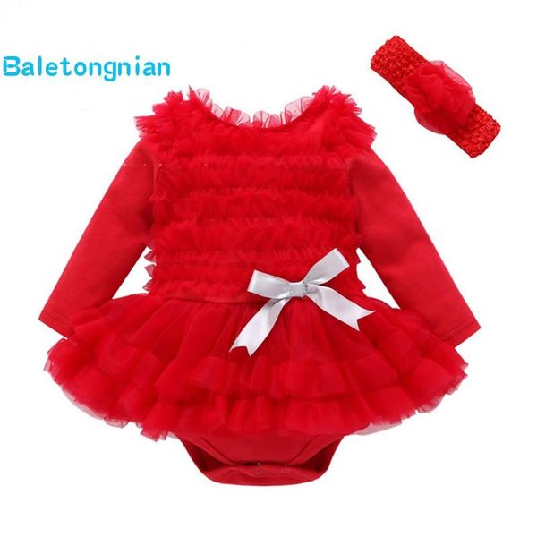 

born baby girl ruffle dress clothes princess style summer girls romper & headband pink infant party costume dresses girl's, Red;yellow