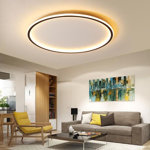 

ceiling lights simple ultra-thin round lighting acrylic living room light home ornaments daily nordic led lamp