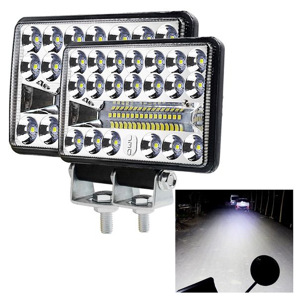 Auto-LED-Arbeitslicht, Doppellampe, 60 W, Highlight-Off-Road-Autodach, Suchscheinwerfer, Wartung, Zusatzlampe, Autoscheinwerfer