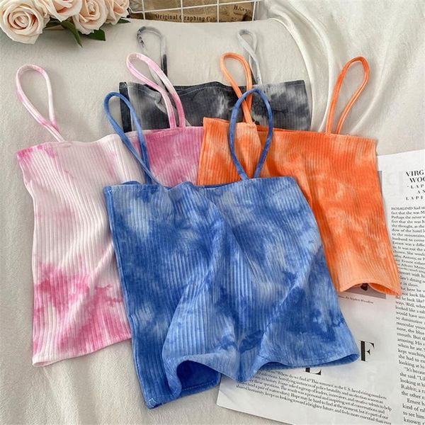 

women's tanks & camis high street fashion tank women sleeveless print mujer korean chic summer tee shirt femme drop, White