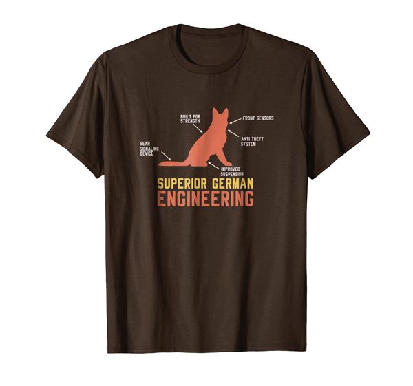 

German Shepherd T-Shirt: Superior German Engineering, Mainly pictures