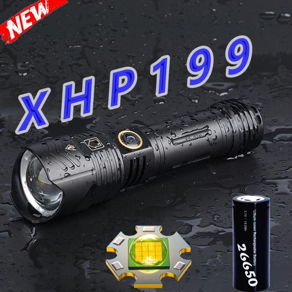 

flashlights torches xhp199 most powerful led torch usb rechargeable hunting lantern xhp90 high power tactical 18650 hand lamps