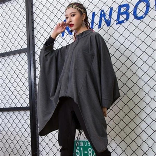 

women's t-shirt loose bat sleeve jacket sweater fat dress medium-length personalized skirt, White