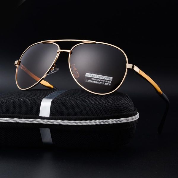 

quality brand designer cool aluminum polarized men sunglasses uv400 protect sun glasses for men's eyewear, White;black