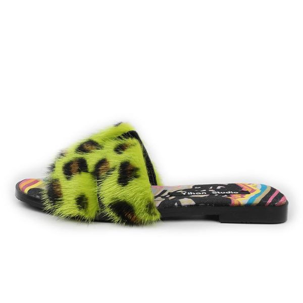 

slippers mink h, Black