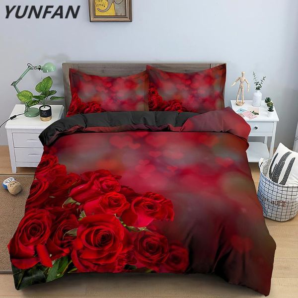 

bedding sets rose set duvet cover luxury microfiber comforter smooth soft floral  king