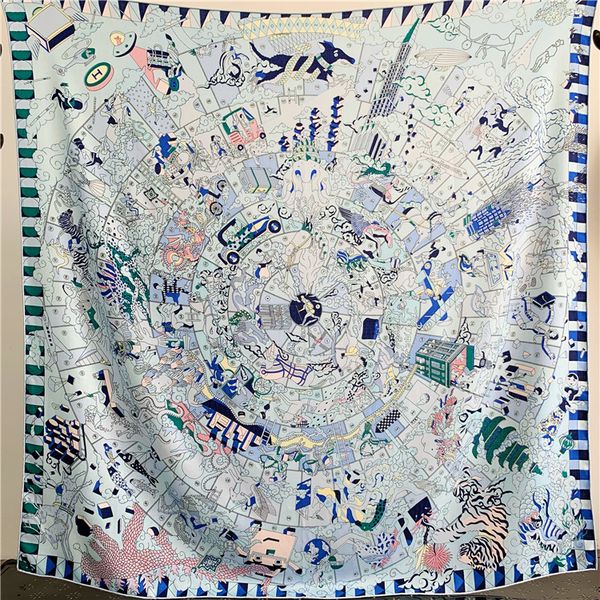 

Original Elegant Fashionable Big Square Scarf Silk Cashmere Scarf Office Large Size Shawl Women Wrap Silk+cashmere 140