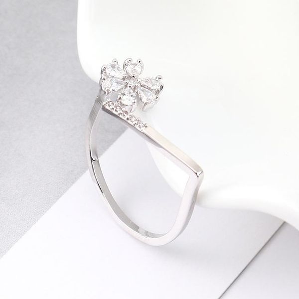

wedding rings real austrian crystals brand zirconia micro inlays fashion ring for women sale round se-139214, Slivery;golden