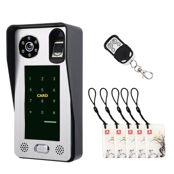 

fingerprint ic card video door phone intercom outdoor unit phones