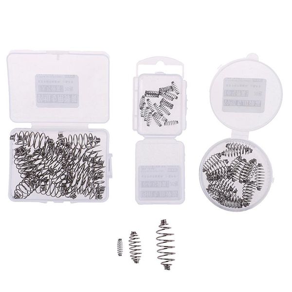 

fishing hooks 20pcs spring lock pin crank hook connector stainless steel swivels & snap soft bait explosion accessories