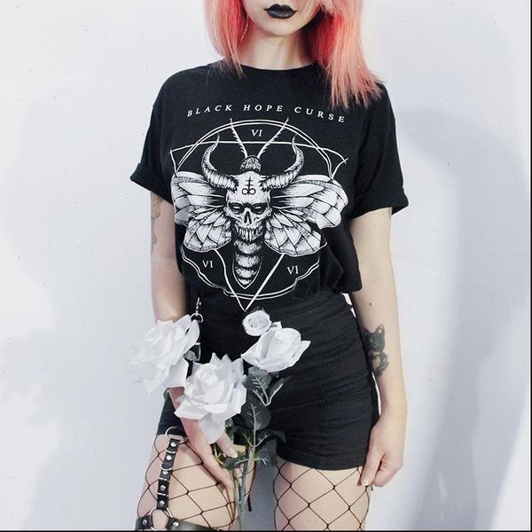 

gothic women t shirt style lucky animal cow printing oversize short sleeve tee aesthetic korean clothes, White