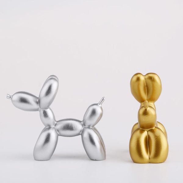 

decorative objects & figurines resin crafts sculpture gift cute small balloon dog party accessories home deskornament cake dessert decor