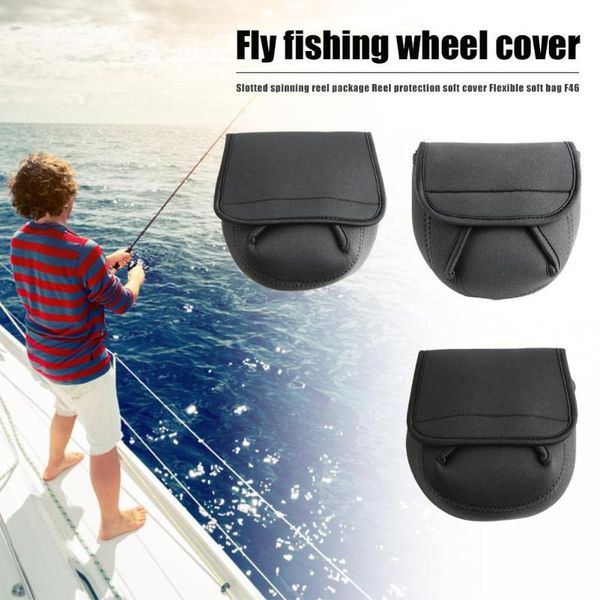 

fishing accessories spinning reel protective case pouch holder storage compression resistance baitcasting bag cover outdoor