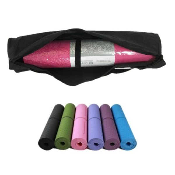 

outdoor bags 70*16cm canvas yoga mat bag practical pilates portable sport exercise gym fitness backpack for 5-8mm mats