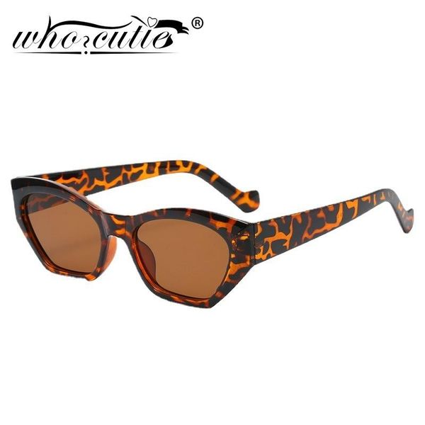 

sunglasses trendy small cat eye women vintage polygon tortoise frame sun glasses green gradient lens shades female oculos uv400, White;black
