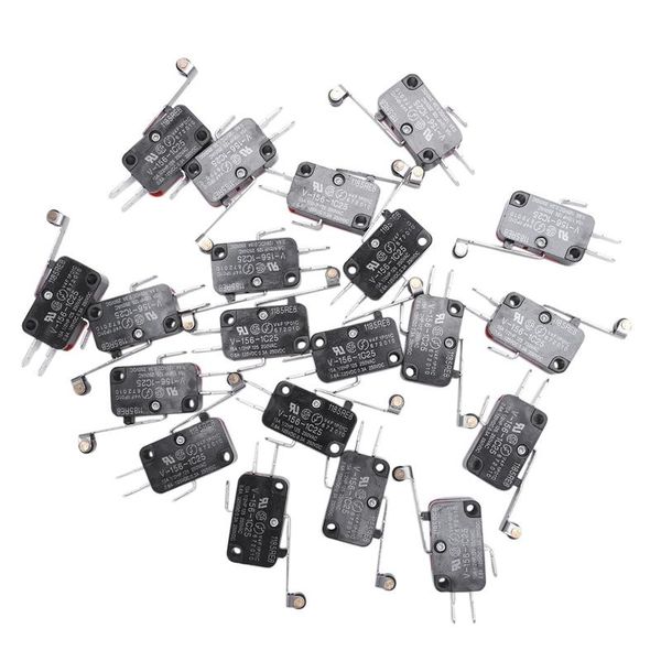 

smart home control 20 pcs mini micro limit switch long roller lever arm spdt snap action