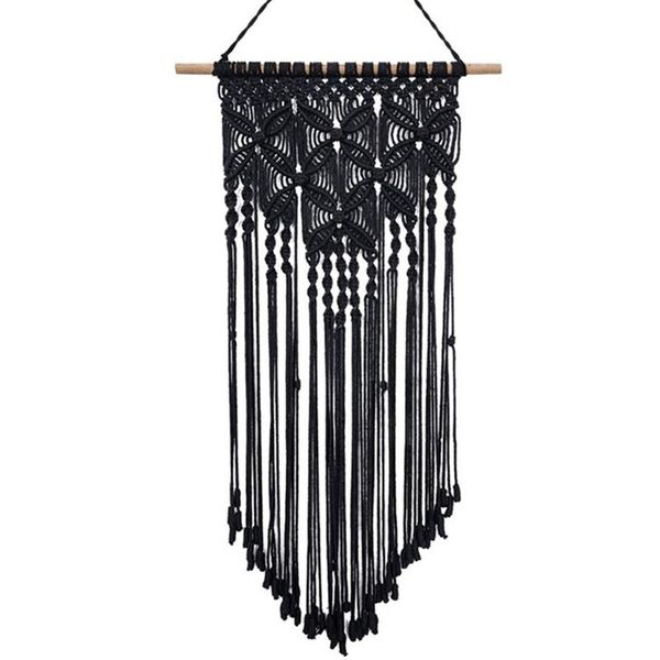 

tapestries fashion-wall hanging tapestry woven handmade wall art macrame cotton thread pendant ins backdrop home decor