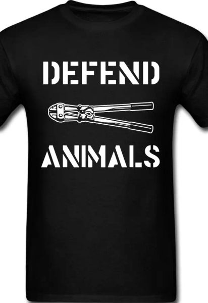

defend animals t shirt tee vegan protest animal rights movement alf, White;black