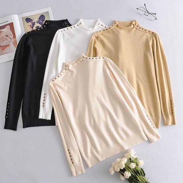 

autumn winter woman sweater korean thin long sleeve bodycon knit jumper women's sweaters, White;black