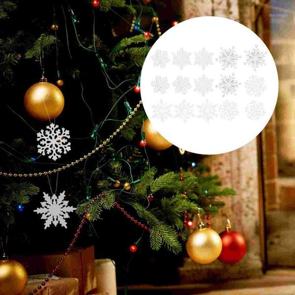 

christmas decorations 15pcs snowflake decoration acrylic hanging ornaments