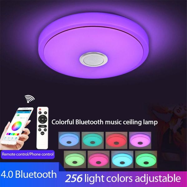 

ceiling lights 30cmled round light eye protection simple modern smart bluetooth music