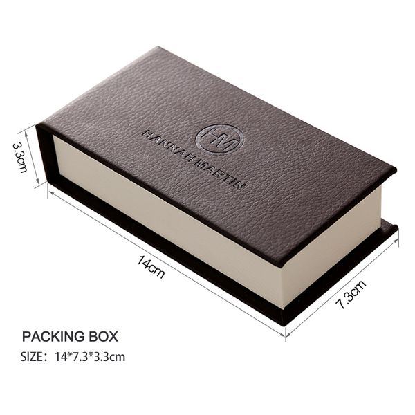 

classic gift case leather high-end watch box for men and women, Black;blue