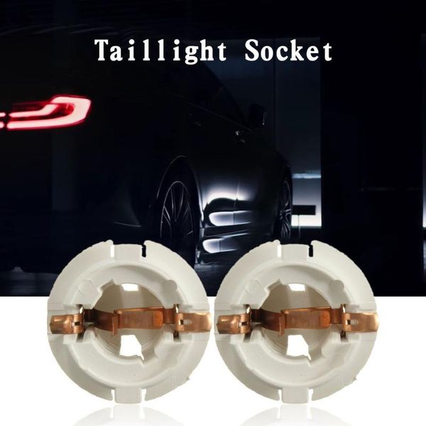 

other lighting system 2pcs rear tail light lamp bulb base adapter socket holder for 7 series x5 e53 e70 e65 x3 e83 cars accessories 2021