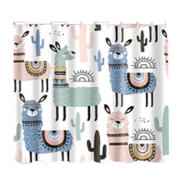 

bath curtain waterproof shower curtains polyester cartoon sn printed for bathroom home decor
