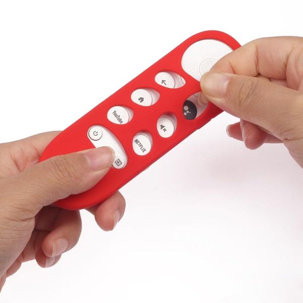 

for -google tv 2021 voice remote silicone case protective cover skin 270b controlers