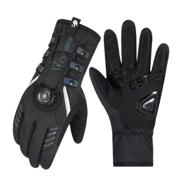 

ski gloves 1 pair winter cycling with lock warm supplies for men