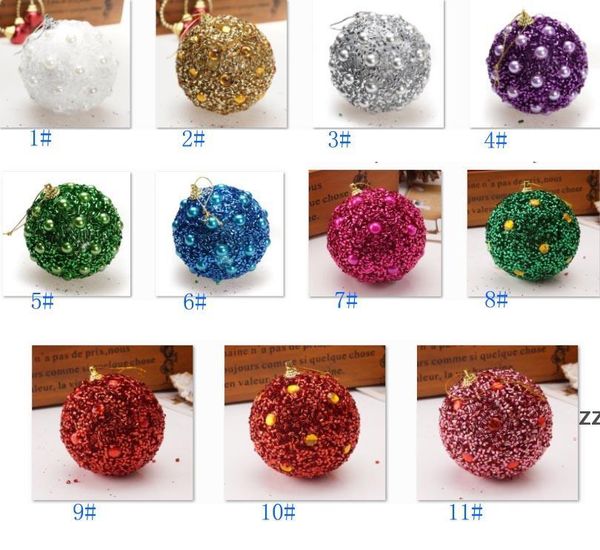 

factory outlet christmas decoration tree decoration foam ball xmas trees hanging pearl round decor balls ornam riz2
