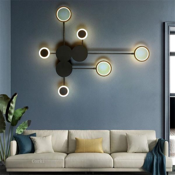 

modern led wall lamp simple living room light bedroom bedside sconce aisle el hall corridor decor lighting fixtures
