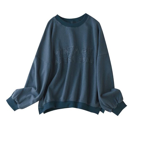 

women's hoodies & sweatshirts pullover cotton casual womens letter pullovers korean hoodie streetwear loose woman clothes autumn, Black