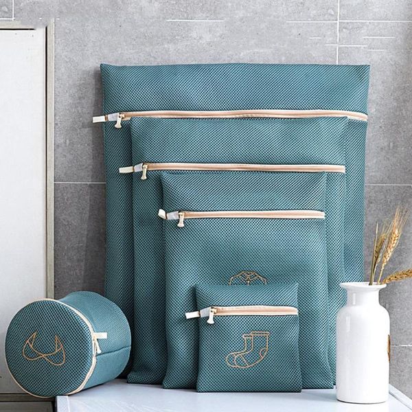 

laundry bags machine washable thickening clothing organizer portable dirty clothes lingerie basket
