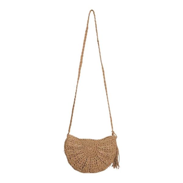 

storage bags straw bag lady's satchel korean single shoulder beach vacation leisure women's pastoral style woven