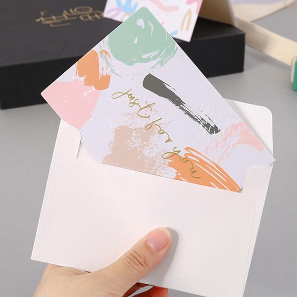 

greeting cards 6pcs mini thank you butterfly deep color flower card as scrapbooking wedding invitation diy decoration party gift message