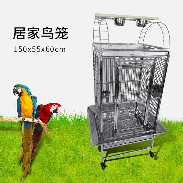 

bird cages for au 60x50x150cm large cage parrot sus201 stainless steel open 24*20*58''